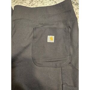 Carhartt Force Utility Leggings Womens XXL 20 Black Slim Fit Reinforced Knee